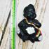 Guman Lukthep Boy Magic Wealth Gambling Money Kom Black Be2551 Thai Amulet 16568
