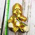 Golden Boy Magic Guman LukThep Gambling Money Rich Kom Triwet Thai Amulet #16569