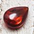 Leklai Naga Eye Magic Healing Protection Stone Teardrop Red Thai Amulet 16574