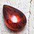 Leklai Naga Eye Magic Healing Protection Stone Teardrop Red Thai Amulet 16574