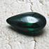 Leklai Naga Eye Crystal Magic Lucky Stone Teardrop Rich Green Thai Amulet #16577