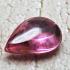 Leklai Naga Eye Magic Love Natural Stone Teardrop Rose Pink Thai Amulet #16578