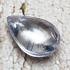 Leklai Naga Eye Magic Stone Lucky Health Wealth Teardrop Clear Thai Amulet 16579