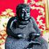 Sankajai Happy Buddha Statue Leklai Immortal Fortune Somporn Thai Amulet #16582