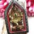 Magic God Money Rich PhaPhom 4Face Chamnan 9Monk Bangnamchon thai Amulet #16588