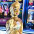LARGE NANGKWAG CLASSIC CLAY STATUE GOLDEN LADY BECKON SPIRIT THAI AMULET LP YAM BE2540
