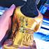 LARGE NANGKWAG CLASSIC CLAY STATUE GOLDEN LADY BECKON SPIRIT THAI AMULET LP YAM BE2540