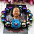 Bracelet Leklai Rainbow Gold Magnetic Healing Lp Somporn Blue Thai Amulet #16592