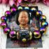 Bracelet Leklai Rainbow Bead Magnetic Healing Thai Amulet Lp Somporn Black 16595