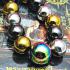 Bracelet Mixed Leklai Bead Fortune Healing Magnetic Lp Somporn Thai Amulet 16597 RAINBOW GOLD SILVERY BLACK