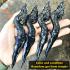 Leklai Magic Meedmor Rainbow Naga Protection Dragon Immortal Thai Amulet #16605