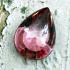 Leklai Naga Eye Tear Stone Magic Lucky Charm Lust Love Pink Thai Amulet #16633