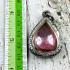 Leklai Naga Eye Tear Stone Magic Lucky Charm Lust Love Pink Thai Amulet #16633