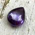 Leklai Naga Eye Tear Stone Magic Lucky Healing Protect Purple Thai Amulet #16636