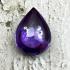 Leklai Naga Eye Tear Stone Magic Lucky Healing Protect Purple Thai Amulet #16636