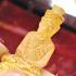 Leklai Naga Eye Healing Stone Lersri Hermit Meditation Yellow Thai Amulet 16641