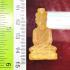 Leklai Naga Eye Healing Stone Lersri Hermit Meditation Yellow Thai Amulet 16641