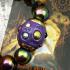 Leklai Rainbow Bracelet Gold Magnetic Healing Somporn Purple Thai Amulet #16651