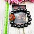 Leklai Bracelet Black Magnetic Healing Stone LP Somporn Brown Thai Amulet #16654