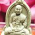 Leklai Monk Meditation Somporn Immortal White Money Rich Gold Thai Amulet #16665