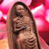 Leklai ThepLokUdon Somporn Immortal Brown White Ngern Silvery Thai Amulet #16667