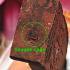 Leklai ThepLokUdon Somporn Immortal Brown White Ngern Silvery Thai Amulet #16667