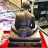 JUMBO LARGE BRONZE STATUE MEDITATION PEACEFUL LUCKY AMULET THAI LP KOON BE2555 YEAR 2012