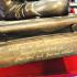JUMBO LARGE BRONZE STATUE MEDITATION PEACEFUL LUCKY AMULET THAI LP KOON BE2555 YEAR 2012