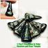Leklai Buddha Immortal Goddess Angel Black Mekaphat Rainbow Lp Huan Thai Amulet #16696
