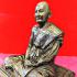 Large Bronze Monk Powerful Statue Lp Mean Watbanjaneam Be2557 Thai Amulet #16700