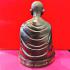 LARGE BRONZE MONK BUCHA STATUE MEDITATION THAI AMULET LP MEAN WATBANJANEAM BE2557