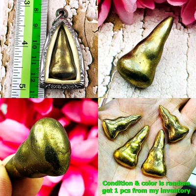 Leklai Buddha Tewada Goddess Angel Gold Wealth Money Rich Huan Thai Amulet 16703