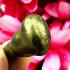Leklai Buddha Charming Goddess Angel Yellow Money Rich Lp Huan Thai Amulet 16703