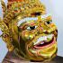 Helmet Khon Mask 3eye Porkae Lersri Cover Head Thai Amulet Gold Watbangpha 16712