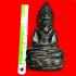 LARGE BUDDHA STATUE CRYSTAL LEKLAI NAGA EYE HEALING THAI AMULET HIN KRUHOD BLUE LERSRI