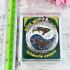 Enamel Yinyang Tiger Cut Head Guardian Protection Chanai Blue Thai Amulet #16723