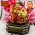 Statue 13cm Lady Beckon Money Richly Kb Ariyachat Money Lucky Thai Amulet #16729