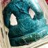 Green Money Rich Master Phapirab Giant Hermit Lp Kalong Be2550 Thai Amulet 16736