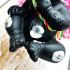 Boy Spirit Guman LukThep Statue Gambling Win Kom Be2551 Black Thai Amulet #16739