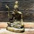 Lersri Hermit Bronze Statue Intelligent Healing Deity Lp Swai Thai Amulet #16744