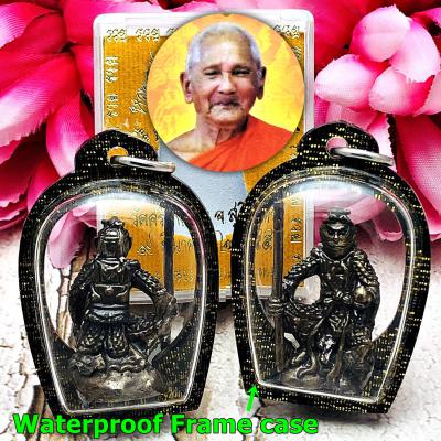 Monkey King Sitting SunWukong Gambling Money Win Lp Key Be2553 Thai Amulet 16749