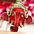 Pikanet Elephant Successful Rich Deity Watbangpha Be2552 Red Thai Amulet #16754