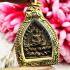 MILLIONAIRE RIEN JAOSUA ROON3 MEDITATION BUDDHA SEDTI LUCKY MONEY RICHLY THAI AMULET BE2555 +CERTIFICATE CARD OF AUTHENTIC DDPRA