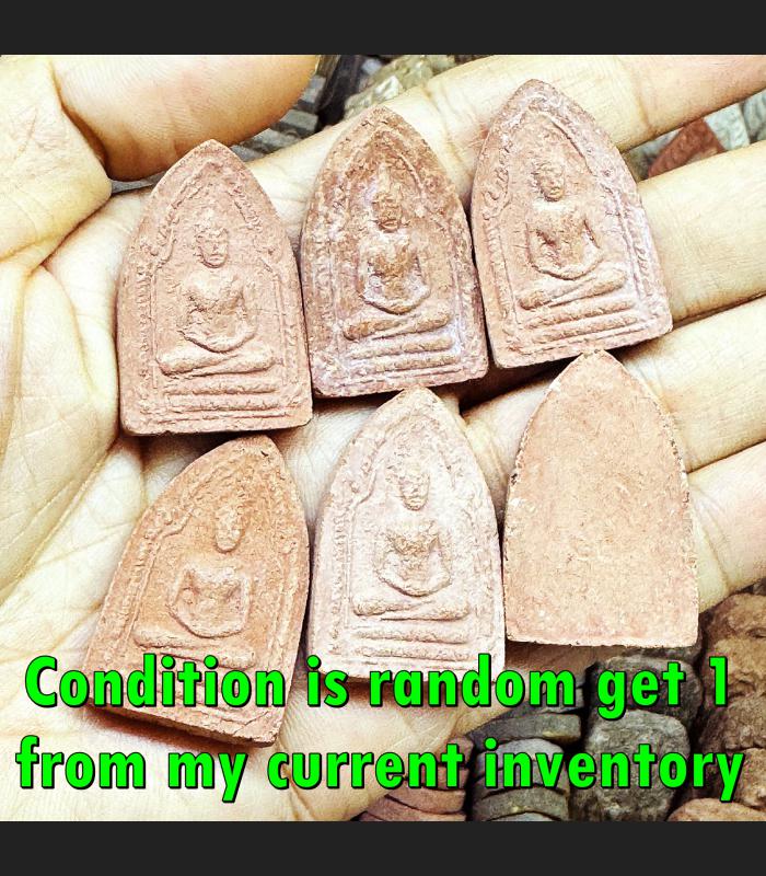 Khunpaen Sadejkub Ac Chum Chikeri Behind 1nos Yhan Red Be2511 Thai Amulet #16763