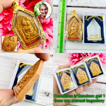 Khunpaen Lady Ashes Casino Lotto Win Behind Monk Suang Be2519 Thai Amulet 16772