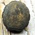 Pidta Close Eye Back Buddha Ash 3takrut Protection Dum Be2543 Thai Amulet #16824