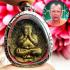 Pidta Close Eye Buddha Lp Dum Be2543 Lucky Survive Protection Thai Amulet #16827