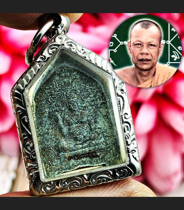Khunpaen Ash Guman Windfall Gambling Lotto Win Tomb Dum Be2543 Thai Amulet 16829