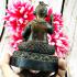 LARGE THAI AMULET BRONZE STATUE RICH CATCH MONEY BE2548 GUMAN BOY LP DUM 13CM