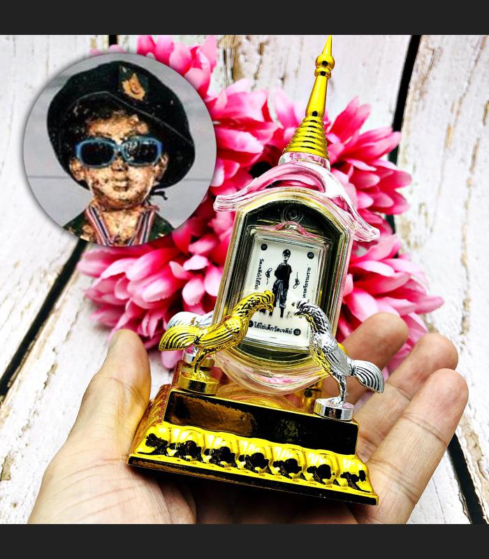 Guman Aikai Watjaedee Be2563 Baby Windfall Gambling Win Stupa Thai Amulet #16853